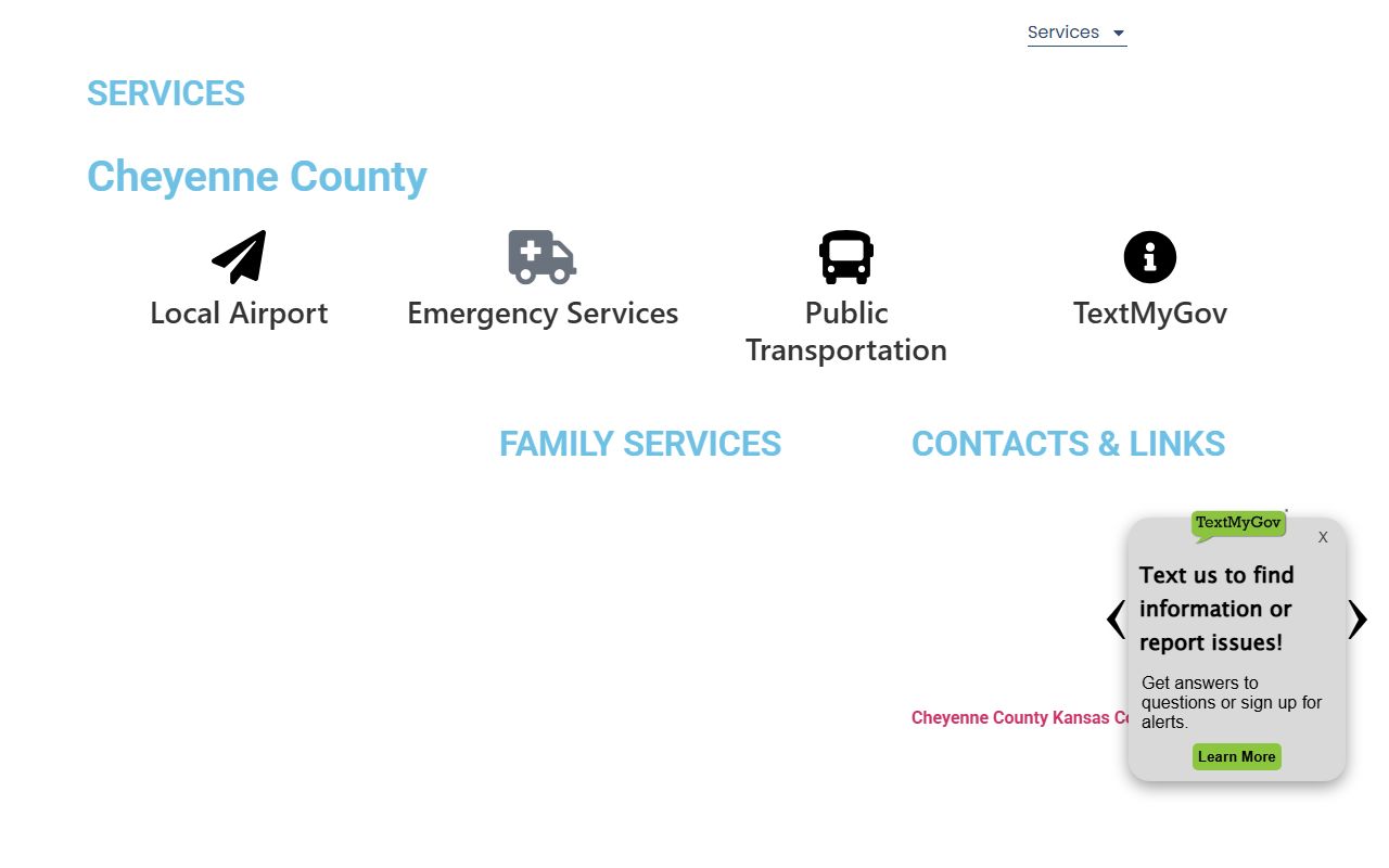 Cheyenne County court records county services directory