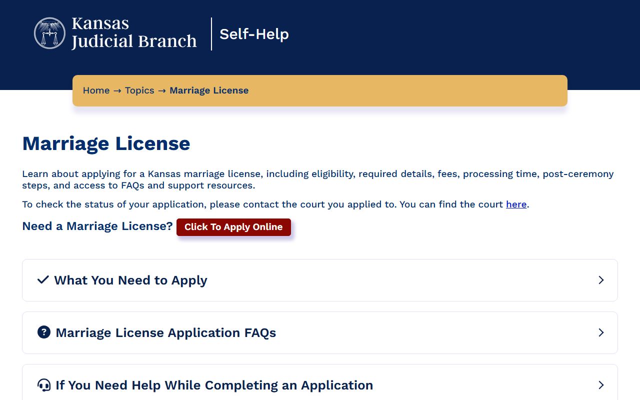 Cheyenne County marriage and divorce records Kansas marriage license application page